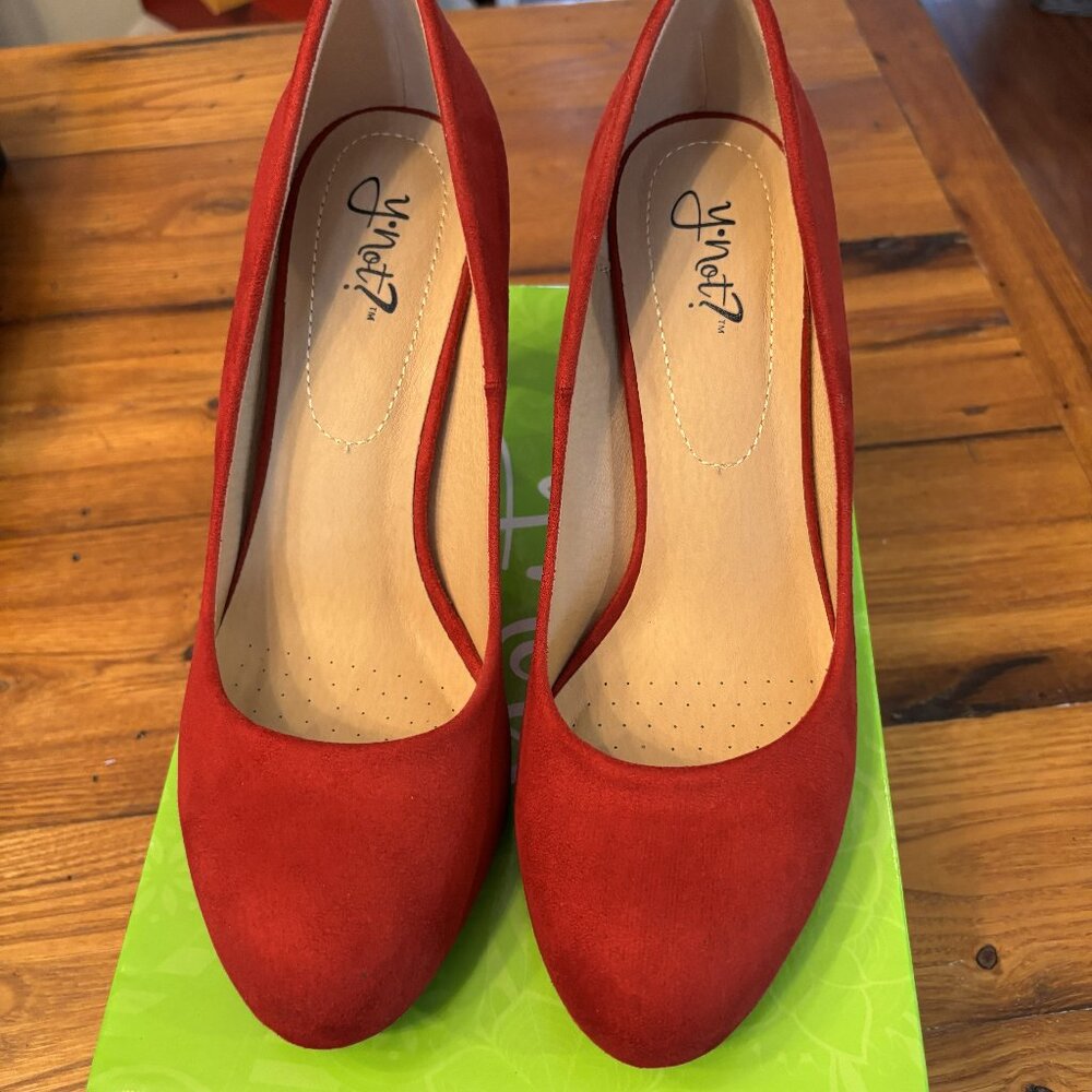 red shoes